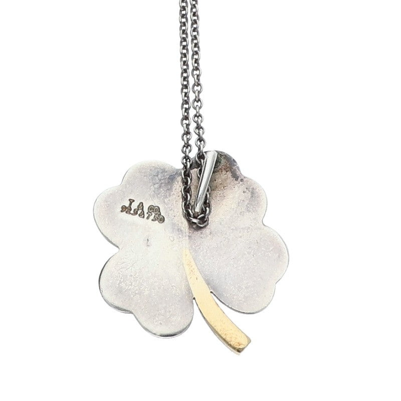 TIFFANY&Co. Clover Motif Sterling Silver & 18K Size ONE SIZE