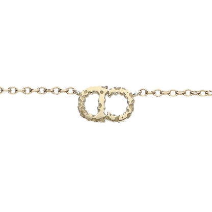 DIOR CD Motif Rhinestone Necklace Size ONE SIZE