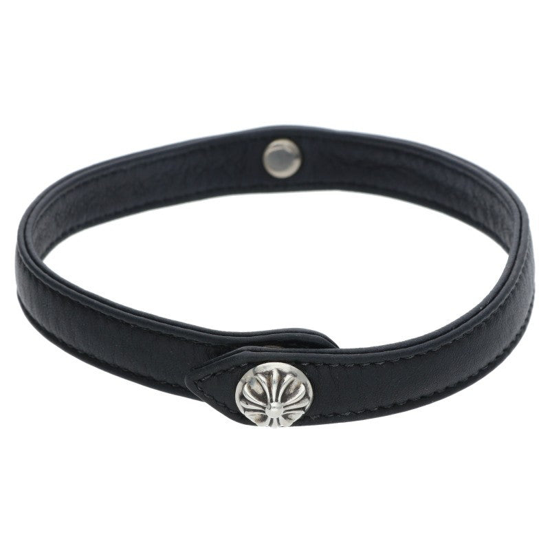 Chrome Hearts Heart Stud Leather Choker Size ONE SIZE
