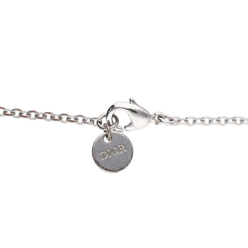 Christian Dior Rhinestone Logo Necklace Multi Size ONE SIZE
