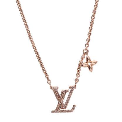 LOUISVUITTON Monogram Iconic Necklace Pink Size ONE SIZE