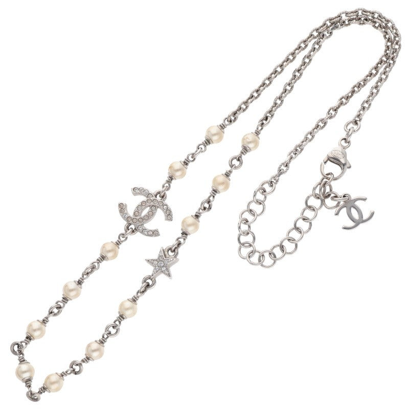 CHANEL Coco Mark Star Necklace Size ONE SIZE