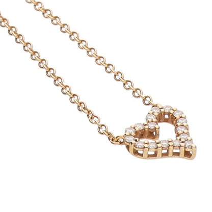TIFFANY&Co. Sentimental Heart Diamond Necklace Size ONE SIZE