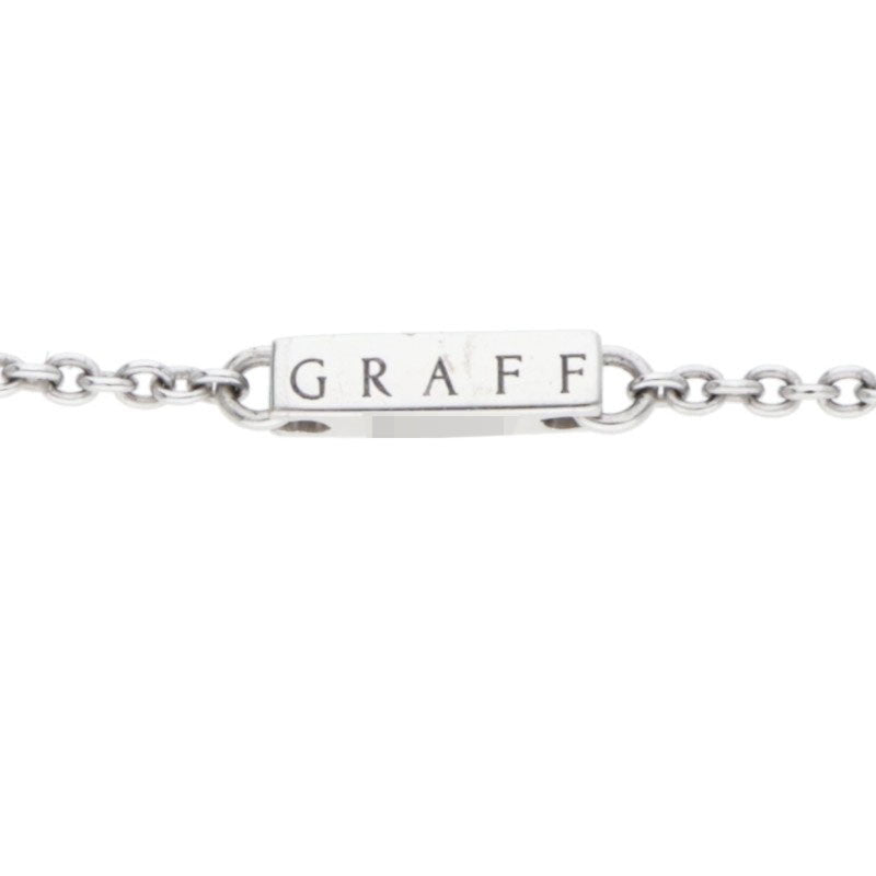 GRAFF Trapezoid Diamond 18K White Gold Size ONE SIZE