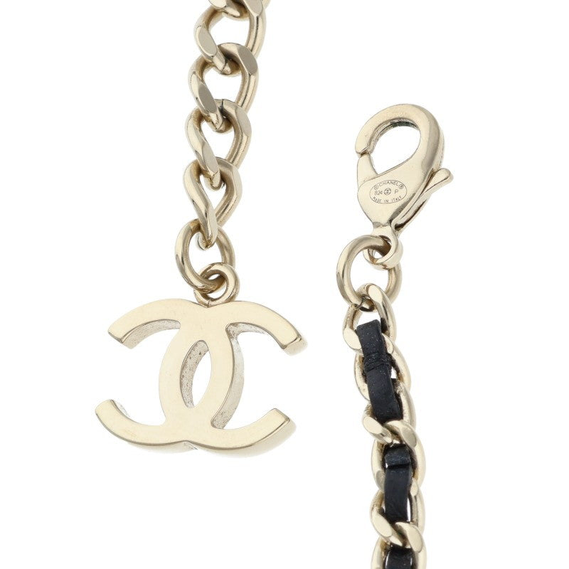 CHANEL B24P CC Rhinestone Chain Necklace Size ONE SIZE