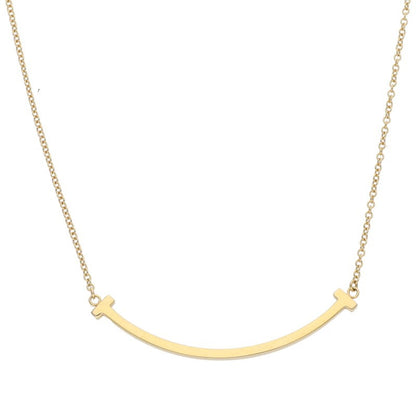 TIFFANY&Co. T Smile Small 18K Yellow Gold Size ONE SIZE