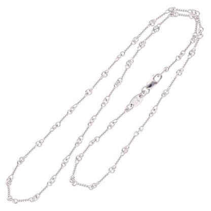 Chrome Hearts 18K Twist Chain White Gold Size 16INCH