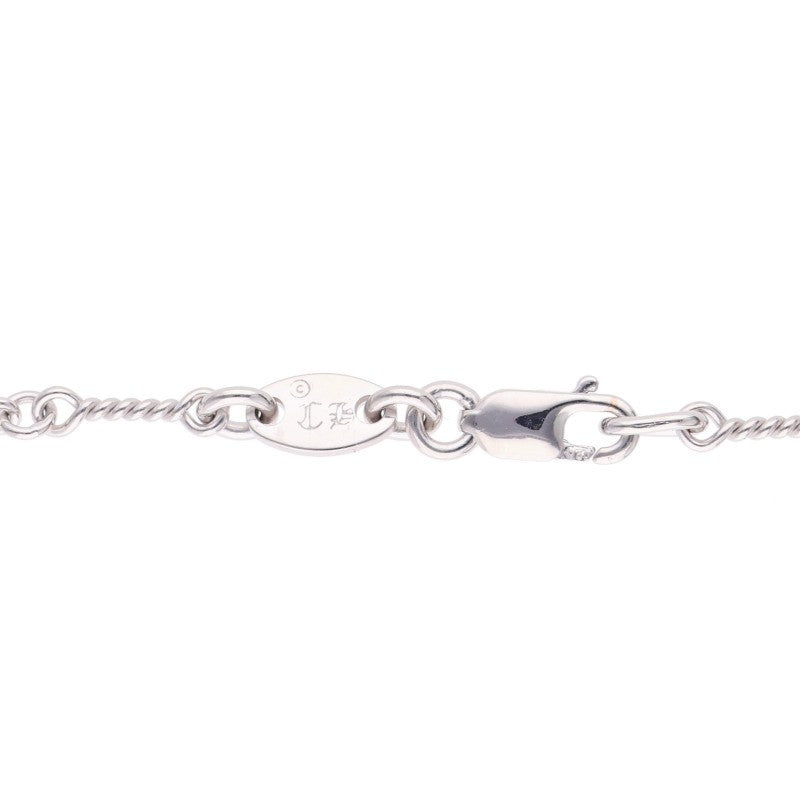 Chrome Hearts 18K Twist Chain White Gold Size 16INCH