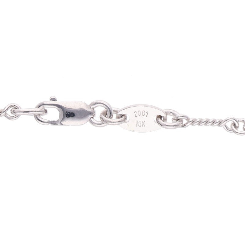 Chrome Hearts 18K Twist Chain White Gold Size 16INCH
