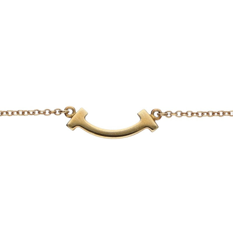 TIFFANY&Co. T Smile Mini Diamond Necklace Size ONE SIZE