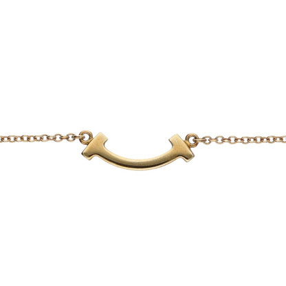 TIFFANY&Co. T Smile Mini Diamond Necklace Size ONE SIZE