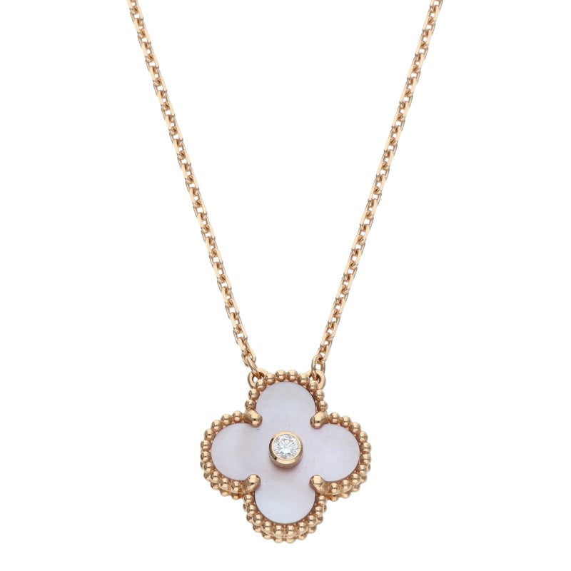 VANCLEEF & ARPELS Vintage Pink Gold Necklace