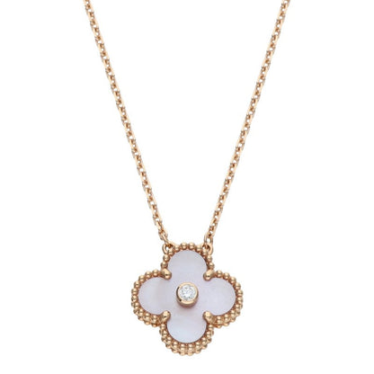 VANCLEEF & ARPELS Vintage Pink Gold Necklace