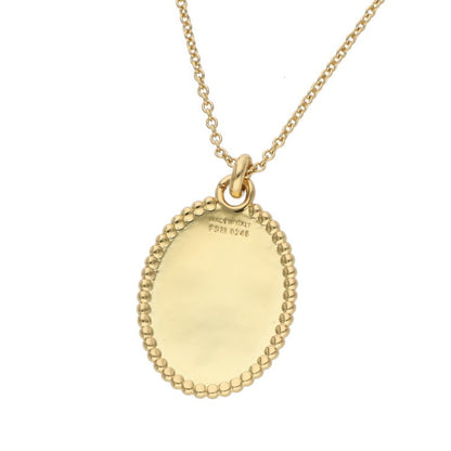 CELINE Triomphe Medal Gold Brass Necklace