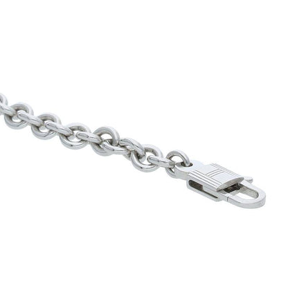 HERMES Amulette Cadena Motif 18K White Gold Size ONE SIZE