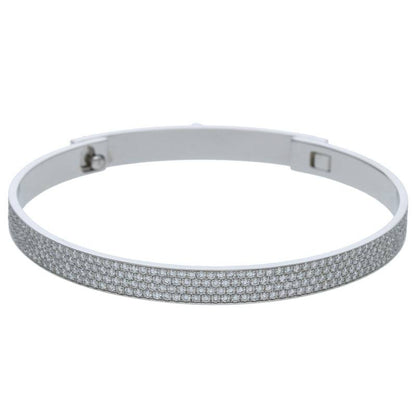 HERMES Collier de Chien Small 18K White Gold Size ONE SIZE
