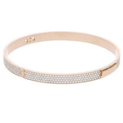 HERMES H d'Ancre Small 18K Gold Bracelet Size ONE SIZE