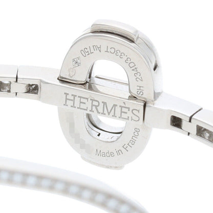HERMES Chaîne d'Ancre 18K WG Diamond Bracelet Size ONE SIZE