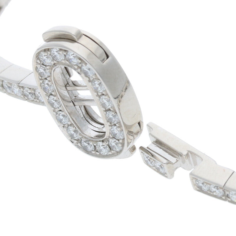 HERMES Chaîne d'Ancre 18K WG Diamond Bracelet Size ONE SIZE