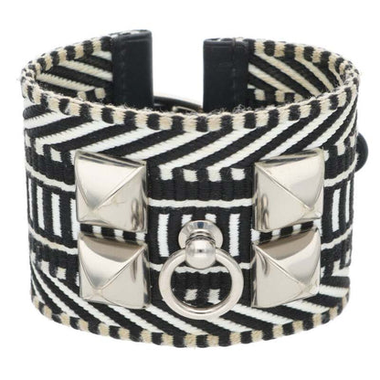 HERMES Collier de Chien Caval Canvas Lthr Size ONE SIZE