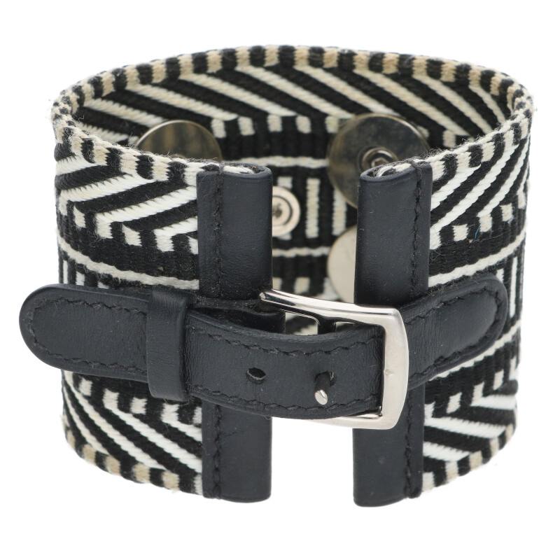 HERMES Collier de Chien Caval Canvas Lthr Size ONE SIZE