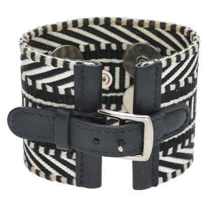 HERMES Collier de Chien Caval Canvas Lthr Size ONE SIZE