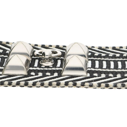 HERMES Collier de Chien Caval Canvas Lthr Size ONE SIZE