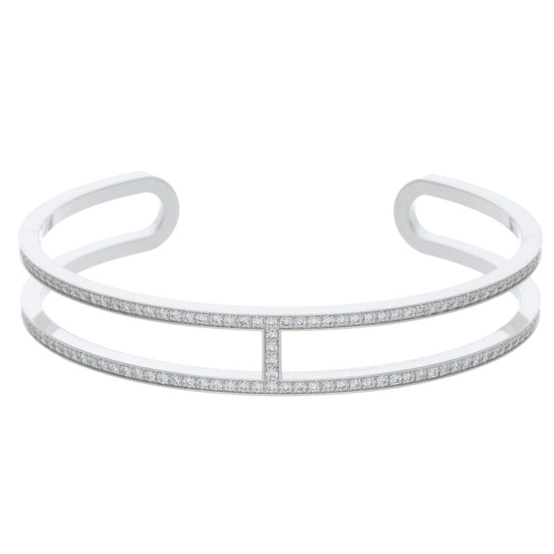 HERMES Ever Chaine d'Ancre 18K WG Full Diamond Size ONE SIZE