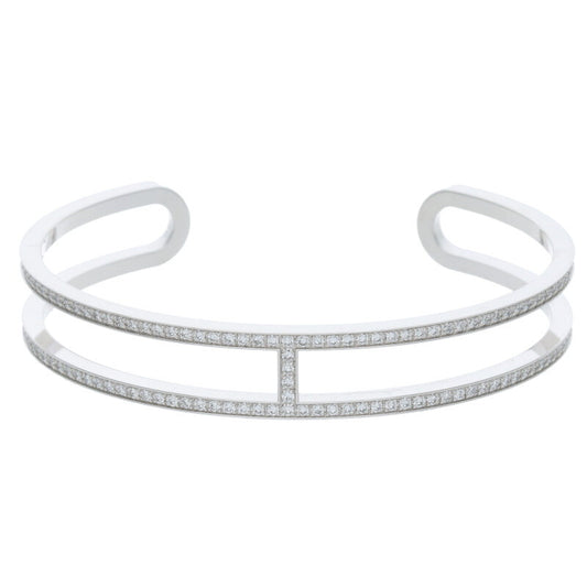 HERMES Ever Chaine d'Ancre 18K WG Full Diamond Size ONE SIZE