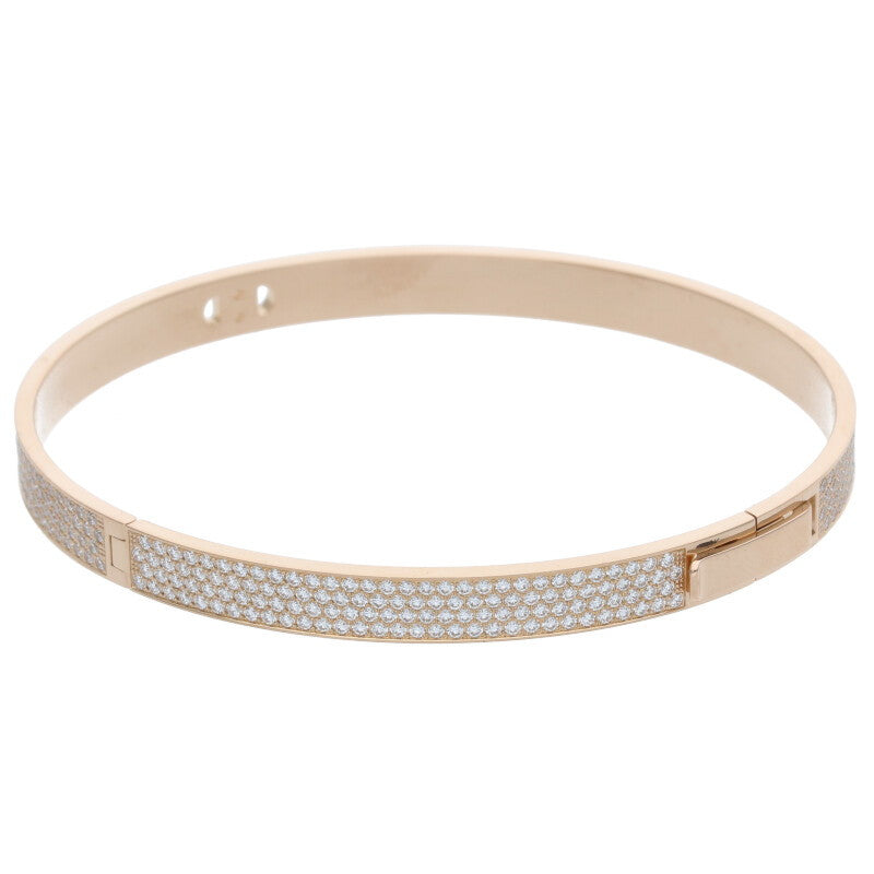 HERMES H d'Ancre 18K Rose Gold Small Bracelet Size ONE SIZE