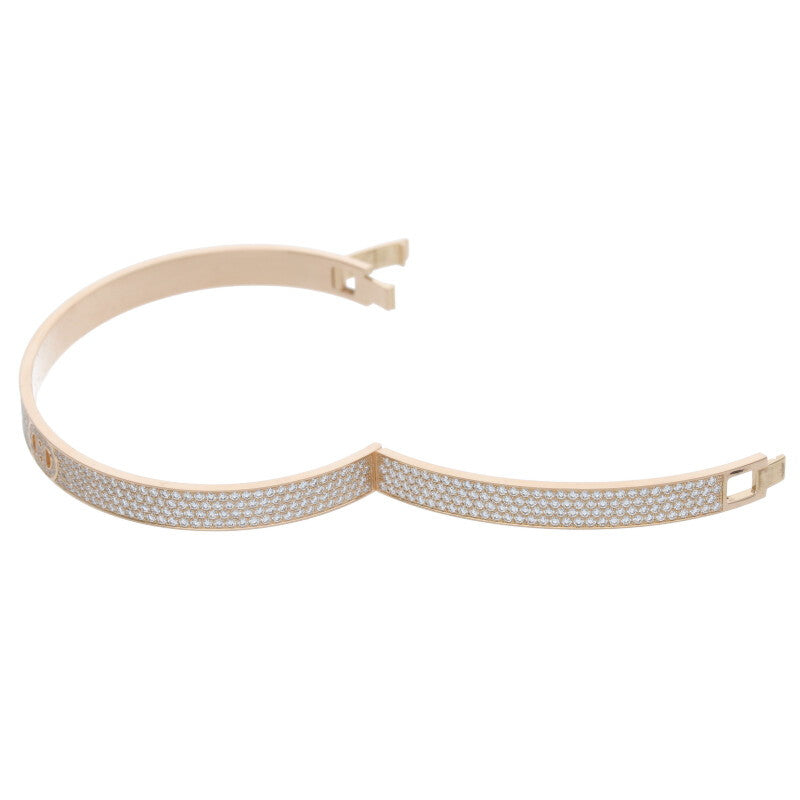 HERMES H d'Ancre 18K Rose Gold Small Bracelet Size ONE SIZE