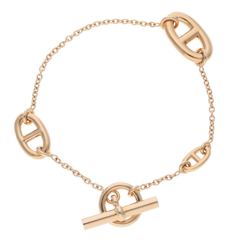 HERMES Farandole 18K Rose Gold Bracelet Size ONE SIZE