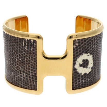 HERMES Olympe Lizard Salva Natura Metal Size ONE SIZE