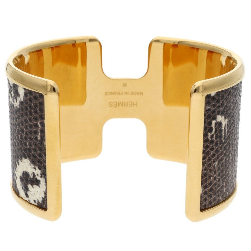 HERMES Olympe Lizard Salva Natura Metal Size ONE SIZE