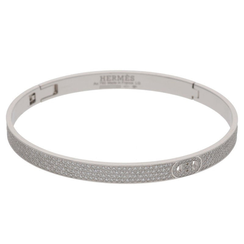 HERMES H d'Ancre PM 18K WG Pave Diamond Size ONE SIZE