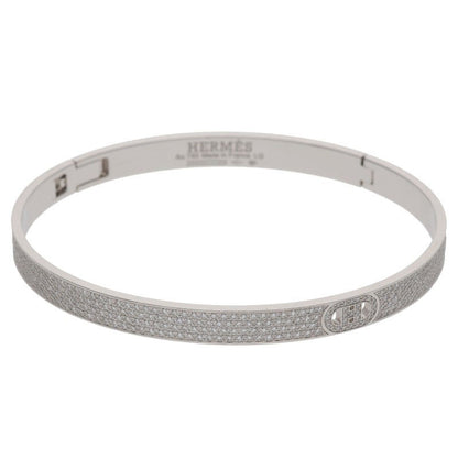 HERMES H d'Ancre PM 18K WG Pave Diamond Size ONE SIZE