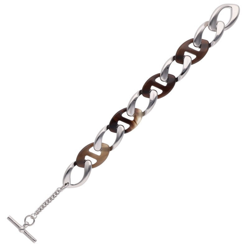 HERMES Chaine de H PM Chain Bracelet Silver Size ONE SIZE