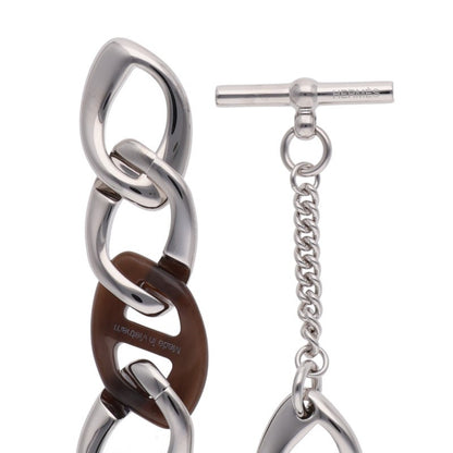 HERMES Chaine de H PM Chain Bracelet Silver Size ONE SIZE