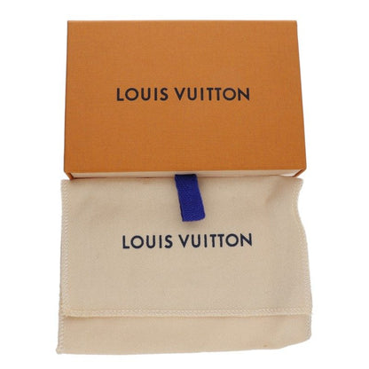 Louis Vuitton Leather Bangle Black x Gold (Silver 7.85g)