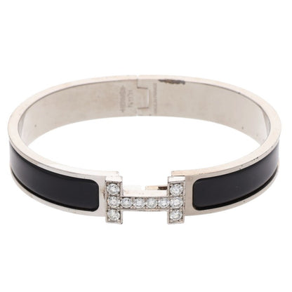 HERMES Clic H Aftermarket Diamond Bracelet Size ONE SIZE