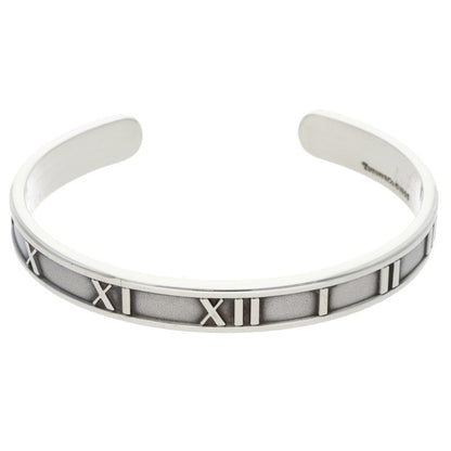 TIFFANY&Co. Atlas Sterling Silver Bangle Size ONE SIZE