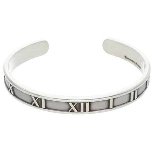 TIFFANY&Co. Atlas Sterling Silver Bangle Size ONE SIZE