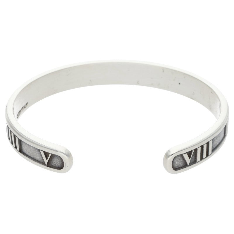 TIFFANY&Co. Atlas Sterling Silver Bangle Size ONE SIZE