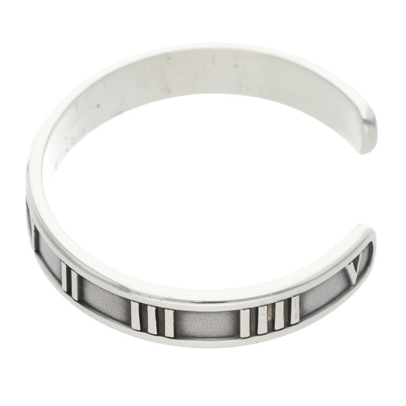 TIFFANY&Co. Atlas Sterling Silver Bangle Size ONE SIZE