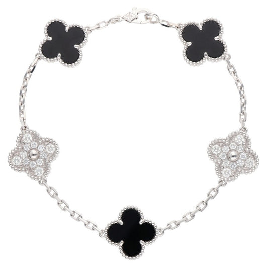 VANCLEEF & ARPELS Vintage Diamond Bracelet Size ONE SIZE