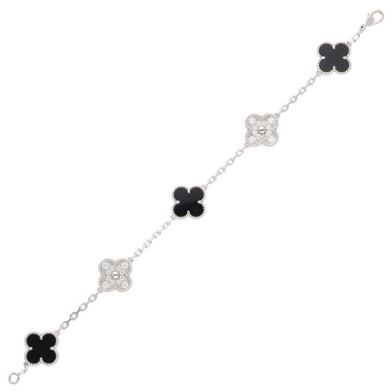 VANCLEEF & ARPELS Vintage Diamond Bracelet Size ONE SIZE