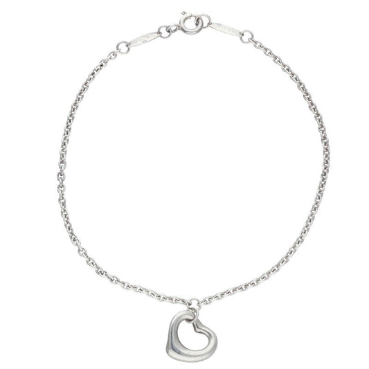 TIFFANY&Co. Open Heart Sterling Silver Size ONE SIZE