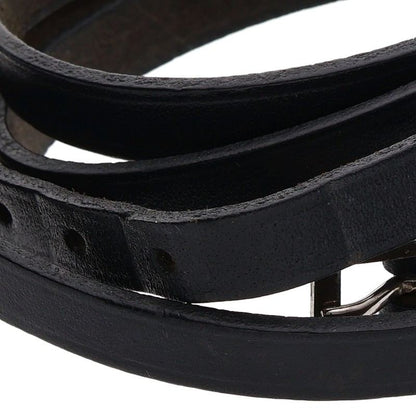 HERMES Hapi 4 H-Motif Leather Bracelet Size ONE SIZE