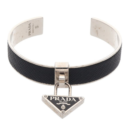 PRADA Saffiano Triangle Charm Bangle Size S