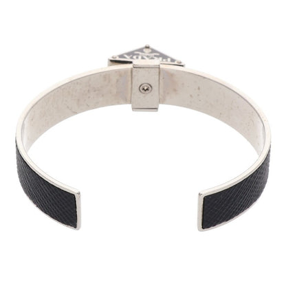 PRADA Saffiano Triangle Charm Bangle Size S